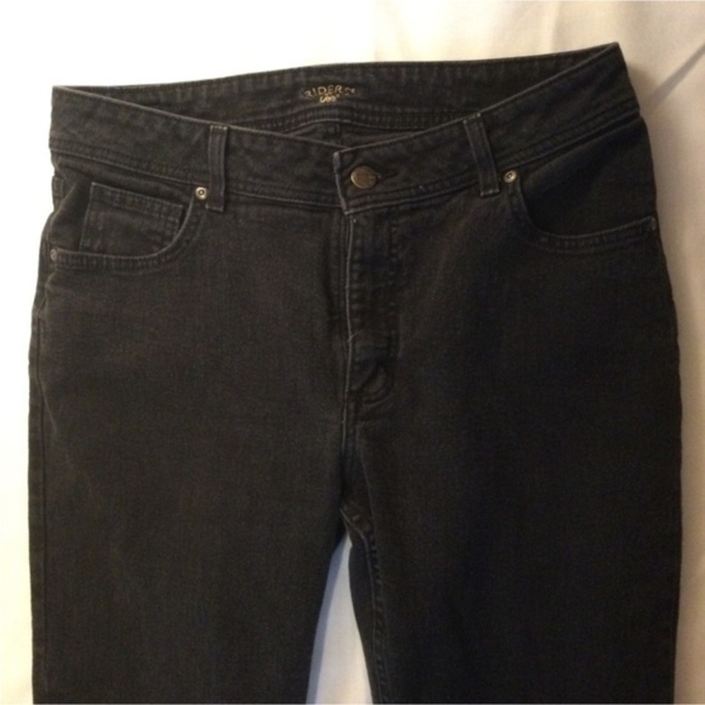 Riders by Lee Black Denim Jeans Size 14 Med